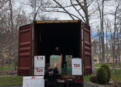 chargement container USA